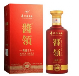 53°酱领典藏15-捆沙酱香老酒500ml
