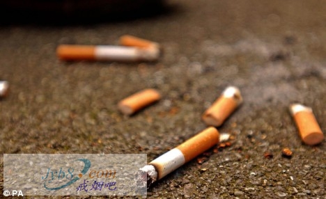 烟蒂不会让餐厅干净